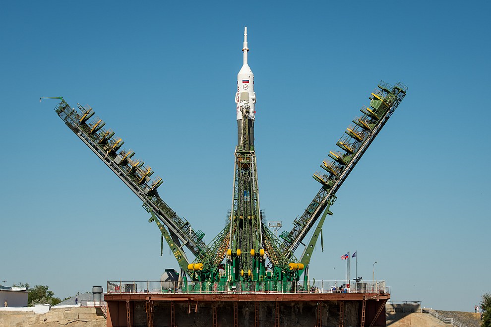 Старт космического корабля «Союз ТМА-09М» с Байконура Старт космического корабля «Союз ТМА-09М» с Байконура
