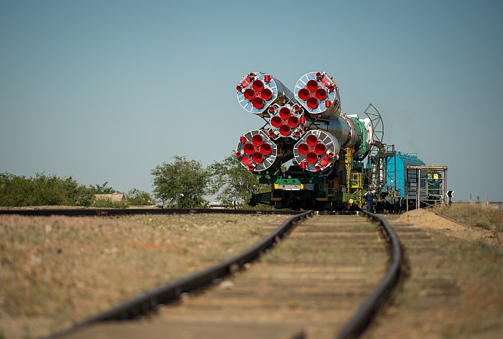 Старт космического корабля «Союз ТМА-09М» с Байконура Старт космического корабля «Союз ТМА-09М» с Байконура