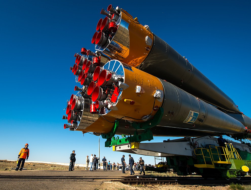 Старт космического корабля «Союз ТМА-09М» с Байконура Старт космического корабля «Союз ТМА-09М» с Байконура