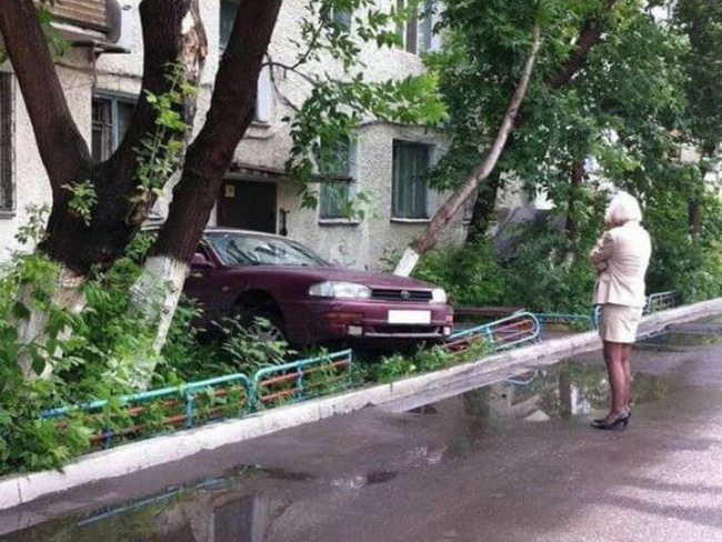 Уморительные доказательства того, что женщинам не место за рулем