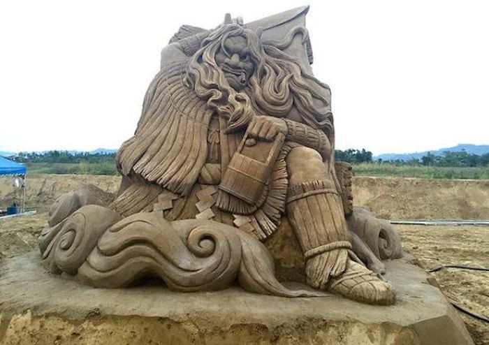 Песочные скульптуры Тосихико Хосаки