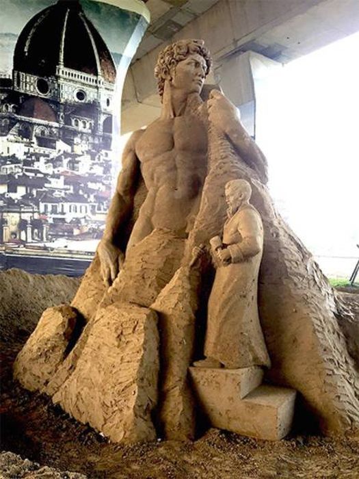 Песочные скульптуры Тосихико Хосаки