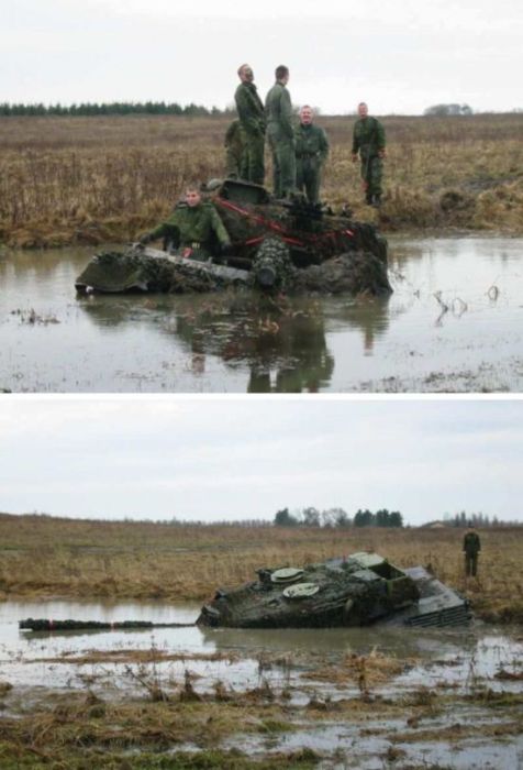 Аварии с танками