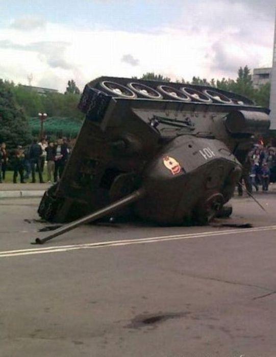 Аварии с танками