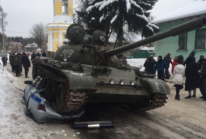 Аварии с танками