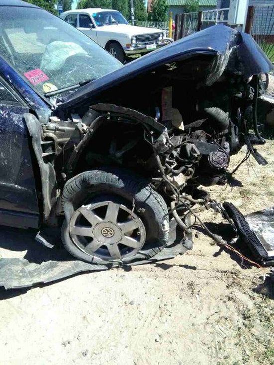 В Белоруссии возвращавшийся с рыбалки водитель въехал в дом