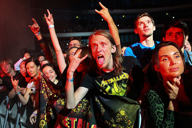 Как Metallica выступила в Москве