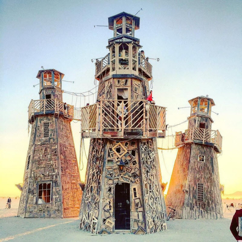 Первые фото с фестиваля Burning Man 2017