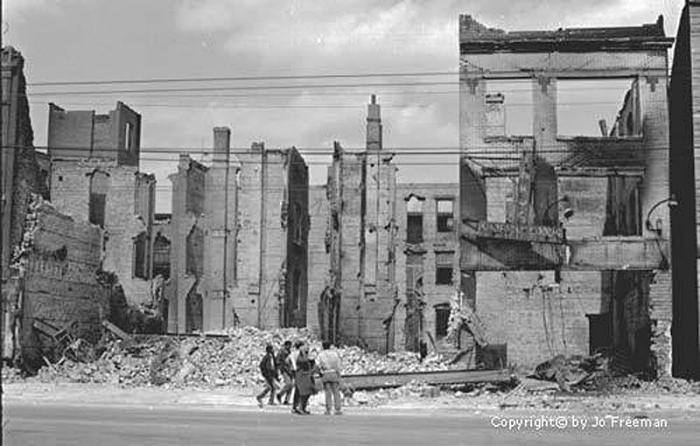 Восстание в 1968 году в США (6 фото)