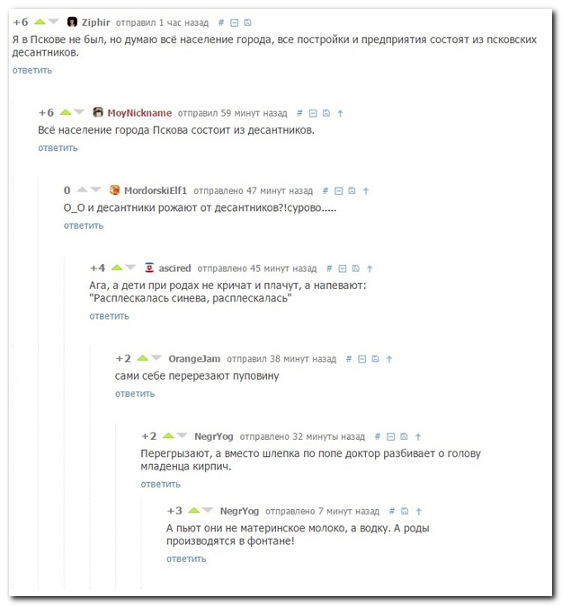 Смешные комментарии из социальных сетей