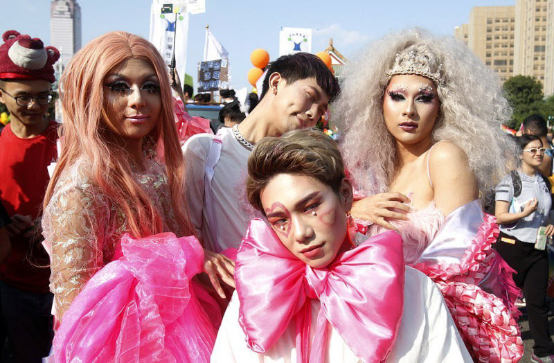 Крупнейший в Азии гей-парад прошел в столице Тайваня
