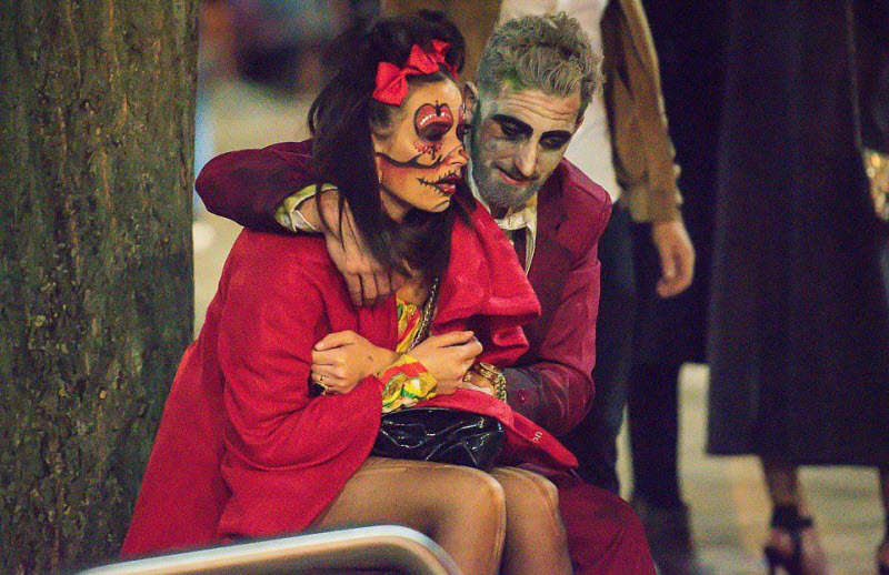 Британская молодежь заранее начала отмечать Хэллоуин