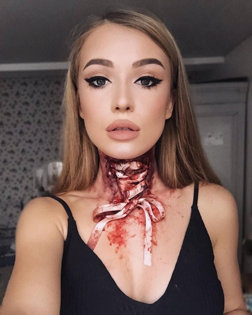 Литовский визажист создает удивительный художественный макияж