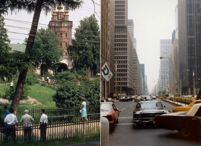 Москва и Нью-Йорк в 1969 году