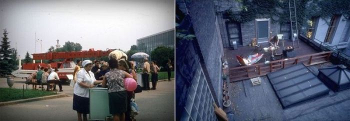 Москва и Нью-Йорк в 1969 году