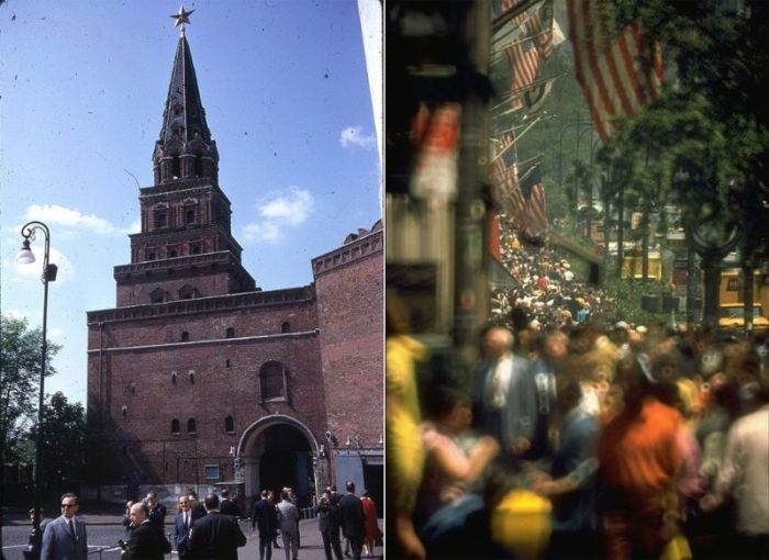 Москва и Нью-Йорк в 1969 году