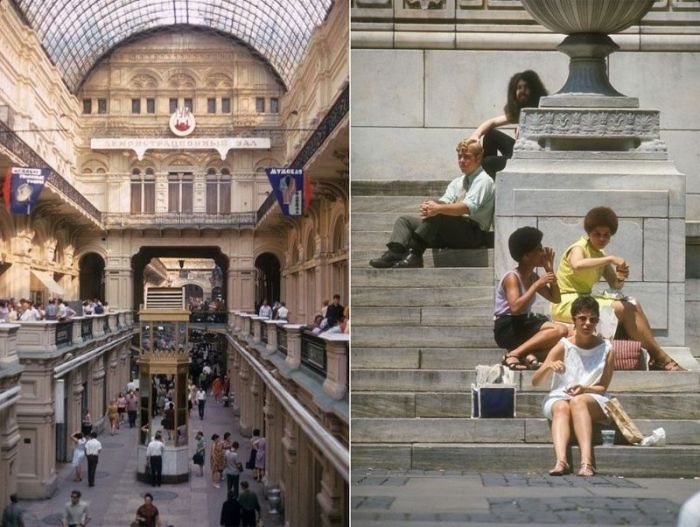 Москва и Нью-Йорк в 1969 году