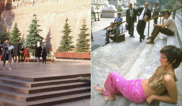 Москва и Нью-Йорк в 1969 году