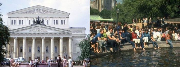 Москва и Нью-Йорк в 1969 году