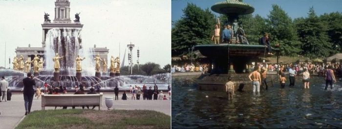 Москва и Нью-Йорк в 1969 году
