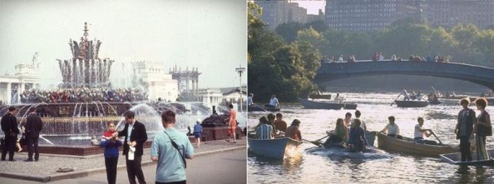 Москва и Нью-Йорк в 1969 году