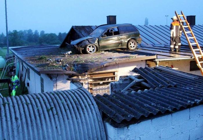 Фото невероятных аварий