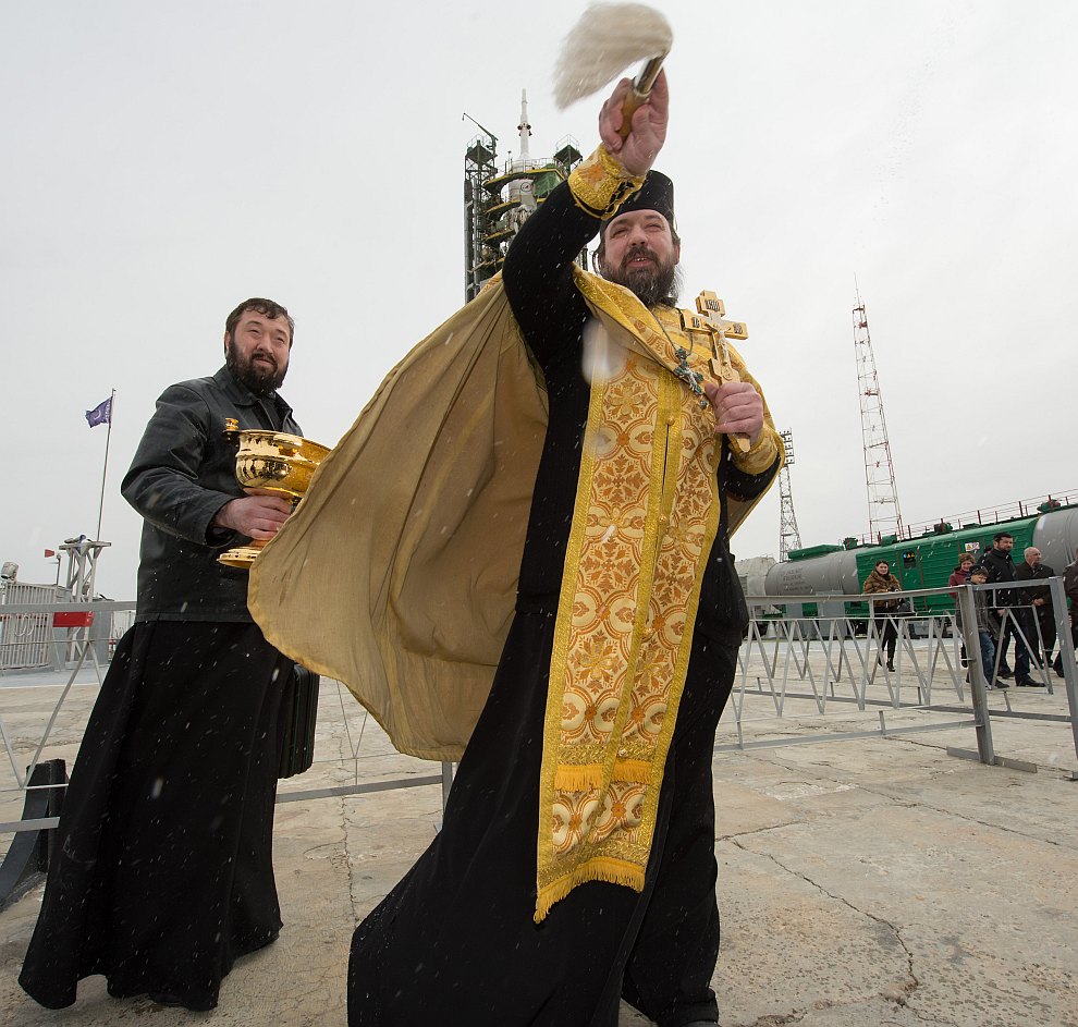 Старт космического корабля «Союз ТМА-08М» с Байконура Старт космического корабля «Союз ТМА-08М» с Байконура