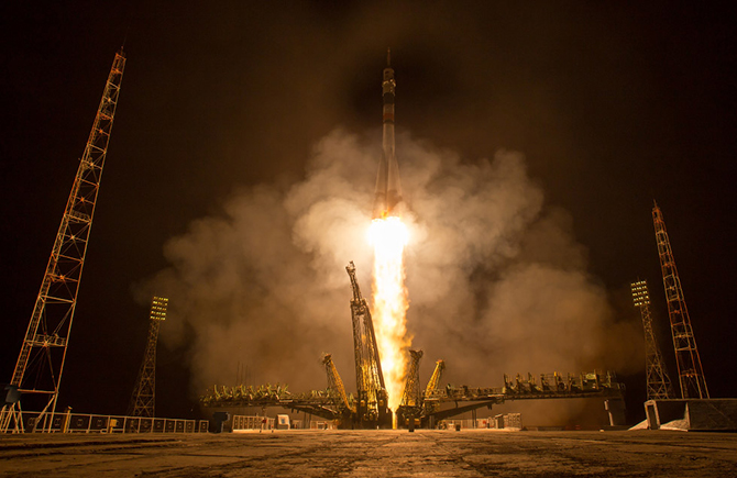 Старт космического корабля «Союз ТМА-16М» Старт космического корабля «Союз ТМА-16М»