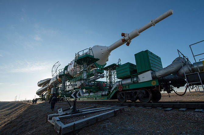 Старт космического корабля «Союз ТМА-16М» Старт космического корабля «Союз ТМА-16М»