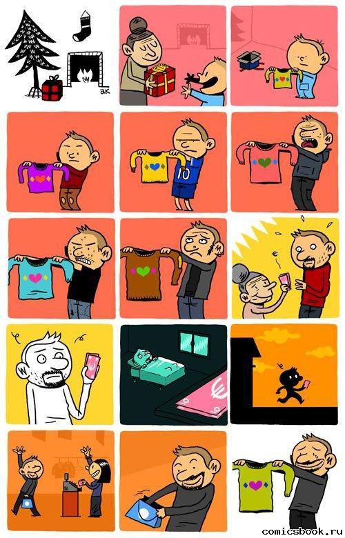 Прикольные комиксы (32 фото)