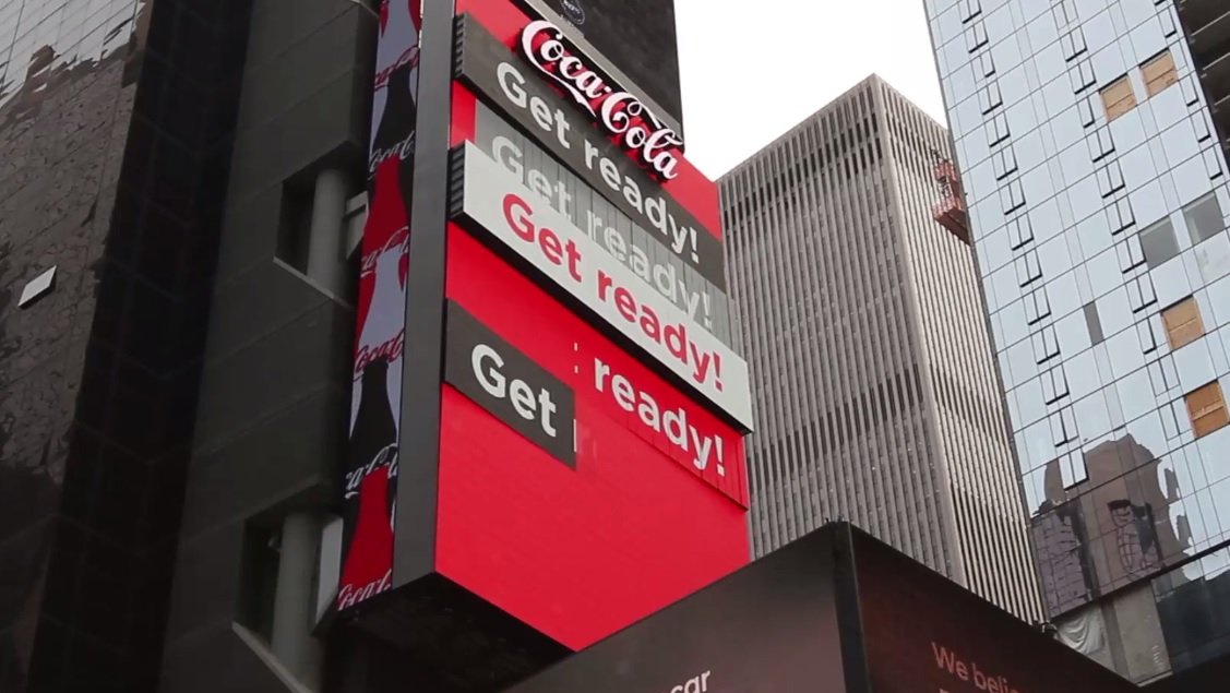 Первый в мире трёхмерный рекламный билборд Coca-Cola попал в Книгу рекордов Гиннесса