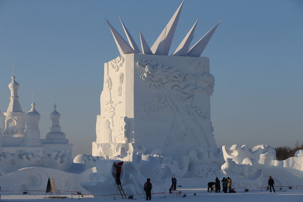 16 фестиваль снега и льда в Харбине