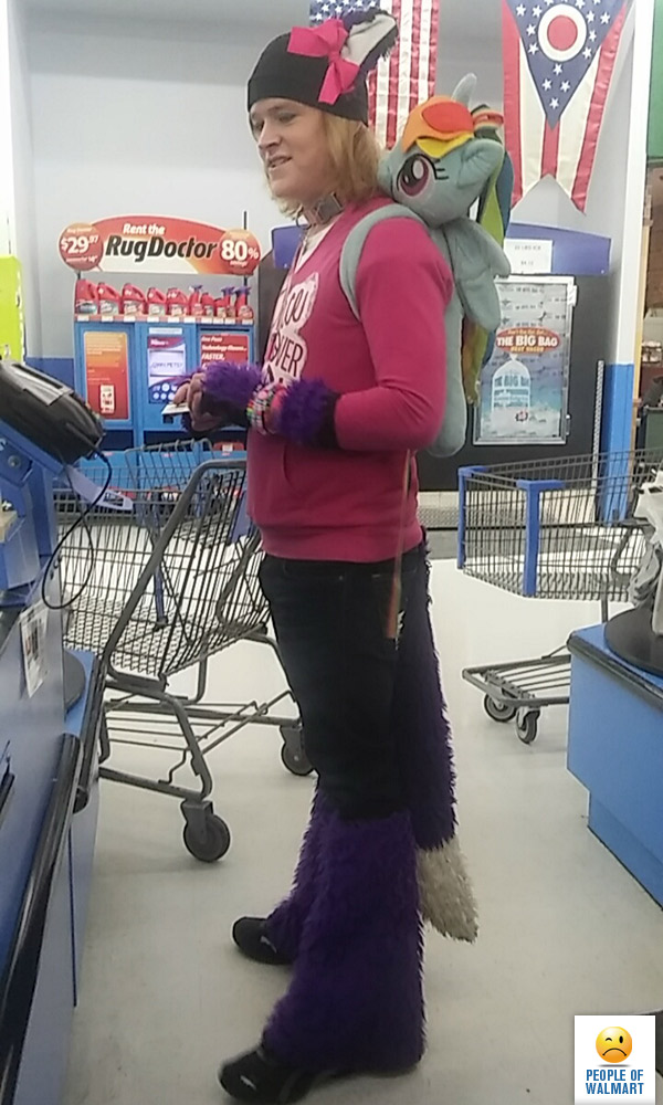 Экстравагантные покупатели Walmart
