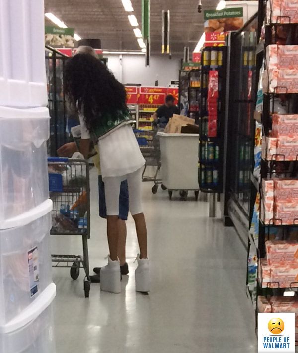 Экстравагантные покупатели Walmart