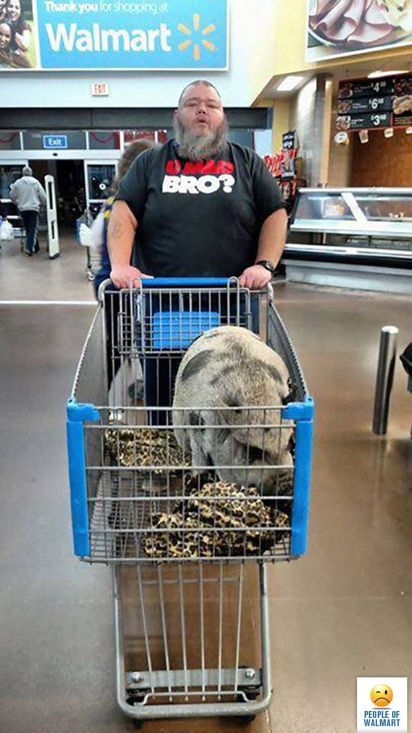 Экстравагантные покупатели Walmart